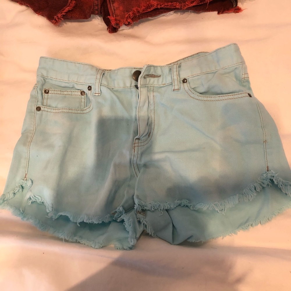 Light blue free people shorts